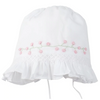 Girls Rose Garden Collection Smocked Bonnet