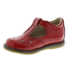 FOOTMATES HARPER T-STRAP RED PATENT