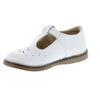 FOOTMATES SHERRY T-STRAP WHITE