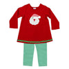 SANTA - GIRLS TUNIC PANT SET