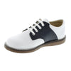 FOOTMATES CHEER OXFORD WHITE & NAVY