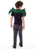 GREEN DRAGON WINGS AND MASK SET