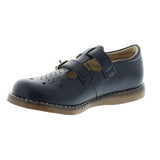 FOOTMATES DANIELLE DOUBLE STRAP MARY JANE NAVY