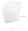VINTAGE BOW & LACE BONNET
