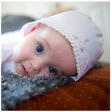 VINTAGE BOW & LACE BONNET