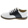 FOOTMATES CHEER OXFORD WHITE & NAVY