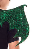 GREEN DRAGON WINGS AND MASK SET