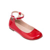 CELINA FLATS PATENT - RED