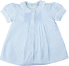 Scalloped Trim Slip Dress Blue 6259