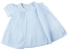 Scalloped Trim Slip Dress Blue 6259