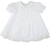 Collared Lace Slip Dress White 62613