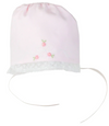 VINTAGE BOW & LACE BONNET