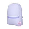 LILAC SEERSUCKER MEDIUM BACKPACK
