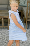 SUMMER DRESS - BLUE/WHITE