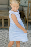 SUMMER DRESS - BLUE/WHITE