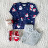 GATES SWEENEY SWEATPANTS - GRANTLEY GRAY WITH GRANTLEY GRAY STORK