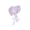 BELLEFAIRE BONNET - LAUDERDALE LAVENDER WITH EYELET