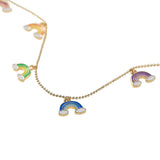 AMY NECKLACE RAINBOW