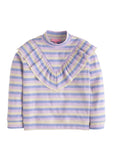 BISBY ASPEN TURTLENECK - LILAC SPARKLE STRIPE