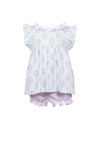 AVERY PINK EASTER GIRL BLOOMER SET