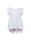 AVERY PINK EASTER GIRL BLOOMER SET