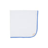 BABY BUGGY BLANKET - BARBADOS BLUE MICRO DOT