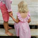 GINGHAMS GALORE JACKIE DRESS IN PINK