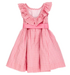 BAILEY BOYS GINGHAMS GALORE JACKIE DRESS IN PINK