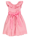 GINGHAMS GALORE JACKIE DRESS IN PINK