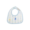 BELLYFUL BIB - ROCKABYE RIBBONS WITH BUCKHEAD BLUE