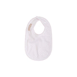 BURP ME BIB - PALM BEACH PINK MICRO DOT