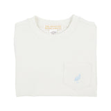 CARTER CREWNECK - SARATOGA STONE WITH BUCKHEAD BLUE STORK