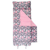 STEPHEN JOSEPH CHARCOAL FLOWER PRINT NAP MAT