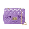 PURPLE SPARKLE CLASSIC MINI HANDBAG