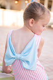 LOTTIE LITTLE GIRL SWIM - PALM BEACH PINK STRIPE