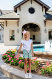 CHERYL SHORTS - BELMONT BLOOMS WITH PALM BEACH PINK