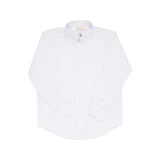 DEAN'S LIST DRESS SHIRT (OXFORD) - WORTH AVENUE WHITE WITH WORTH AVENUE WHITE STORK