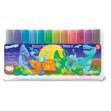 DINOSAUR WORLD GLITTER DOODLE GEL CRAYONS