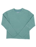 PROPERLY TIED EMERALD SHORELINE CREWNECK