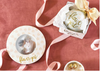 FLORAL FLOWER GIRL GLASS ORNAMENT