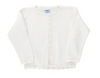 BAILEY BOYS GIRL CARDIGAN SWEATER - WHITE