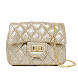 GOLD CLASSIC SPARKLE MINI HANDBAG
