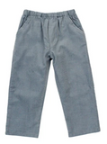 BAILEY BOYS GREY CORDUROY - BOYS ELASTIC WAIST PANT