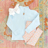 HAYWORD HALF-ZIP (UNISEX) - BUCKHEAD BLUE