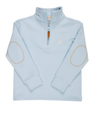 HAYWORD HALF-ZIP (UNISEX) - BUCKHEAD BLUE WITH PALMETTO PEARL STORK