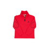 HAYWORD HALF-ZIP - RICHMOND RED WITH NANTUCKET NAVY