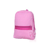 HOT PINK GINGHAM SMALL BACKPACK
