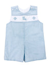 LULU BEBE PETE SMOCKED SHORTALL - SAINTS