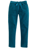 POCKET PULL ON PANT - TURQUOISE VELVET