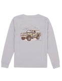 PROPERLY TIED ICE GREY CAMO TRUCK LONG SLEEVE TEE